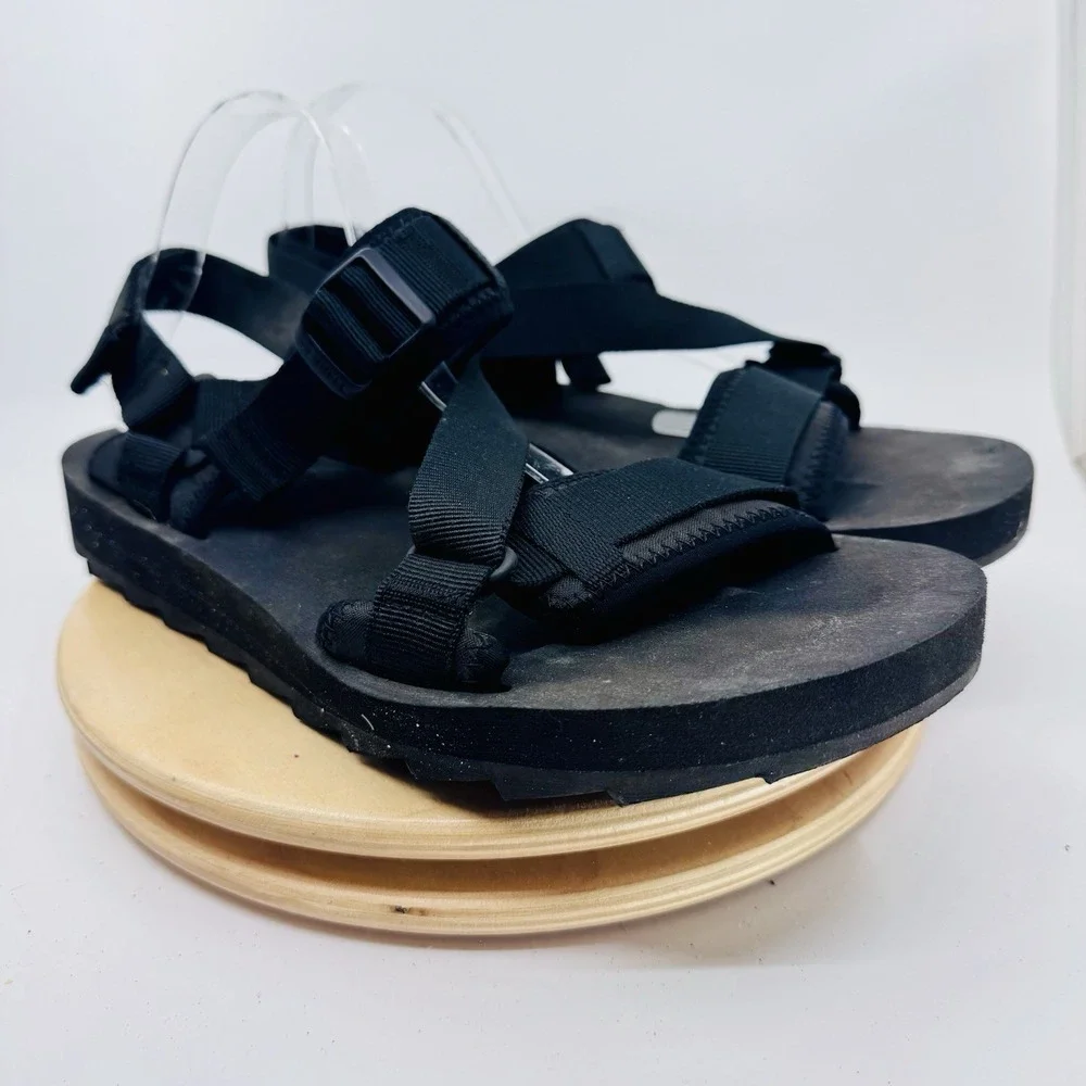 Merrell Alpine Strap Sandals Mens 13 Black Hiking‎ Outdoor Sport Sandals